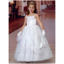 Adorable Ball Gown Spaghetti Straps First Communion Dress with Jacket