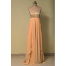 Affordable Empire Sweetheart Floor Length Chiffon Evening Dresses